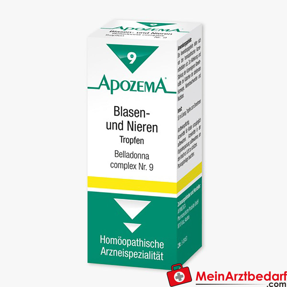 Apozema Blasen- & Nieren-Tropfen Nr.9 Homöopathie 50 ml.