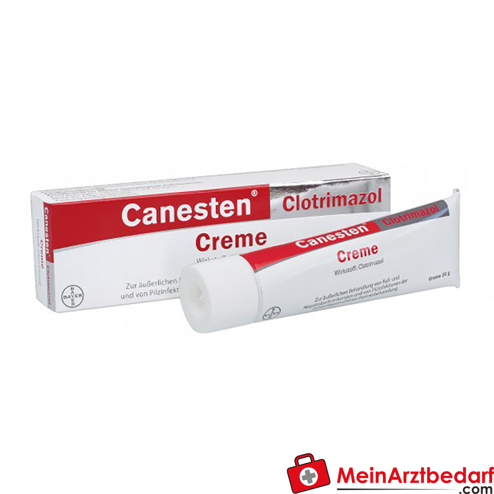 Canesten Clotrimazol Creme 30 g Antimykotikum gegen Hautpilz (Candida).
