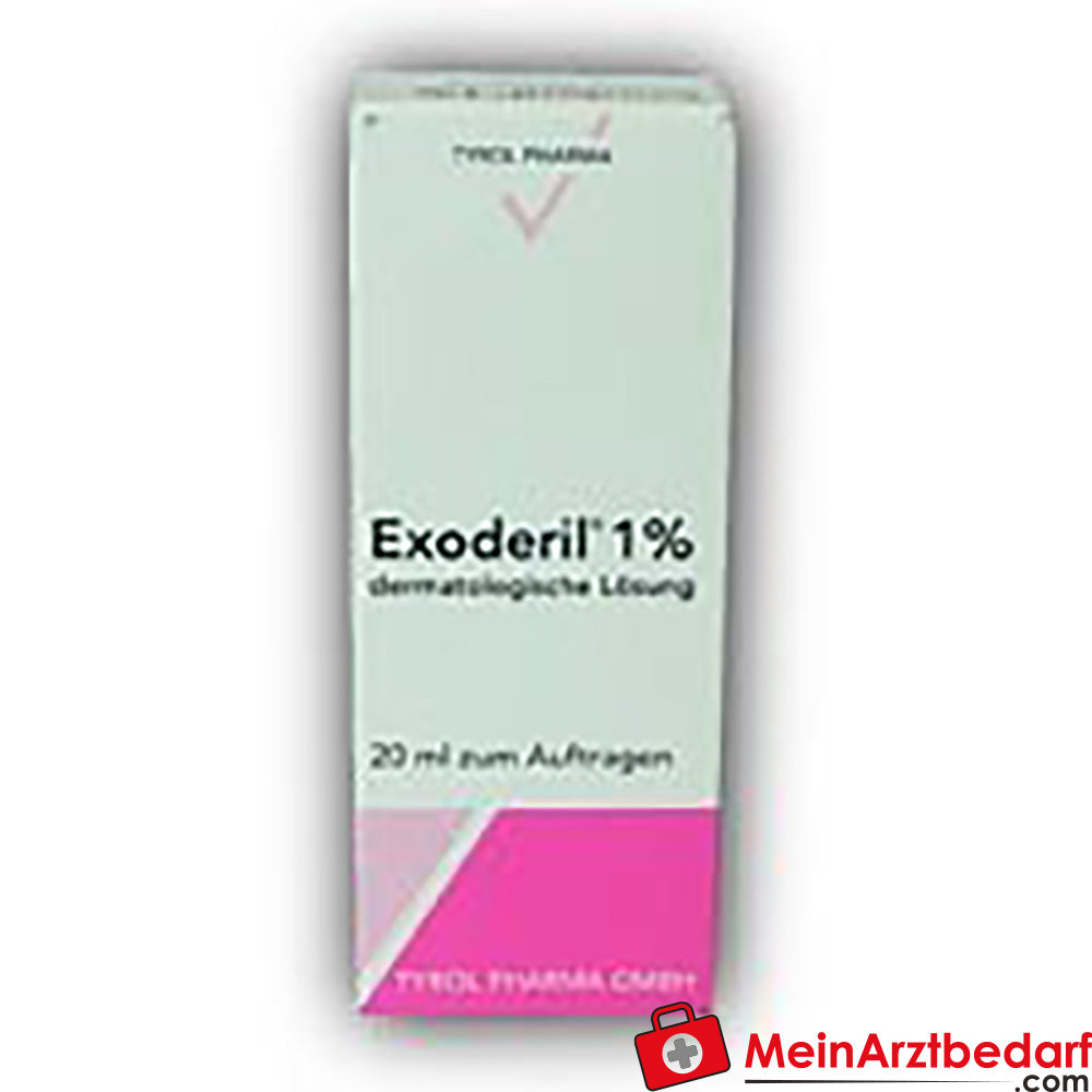 Exoderil 1% dermatologische Lösung 20 ml Antimykotikum (Naftifin) gegen Fuß und Nagelpilz