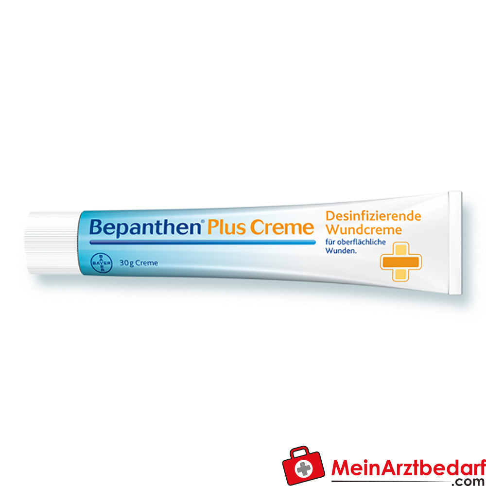 Bepanthen Plus Creme 30 g desinfizierend mit Dexpanthenol und Chlorhexidin für oberflächliche Wunden