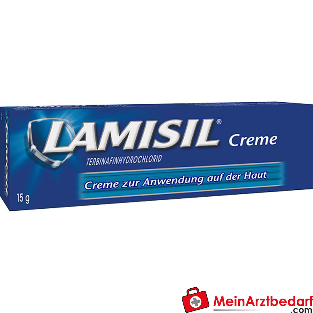 GSK-Gebro Lamisil crème 15 g Terbinafine hydrochloride Schimmelwerend middel tegen huidschimmel eenmaal daags, 1 week