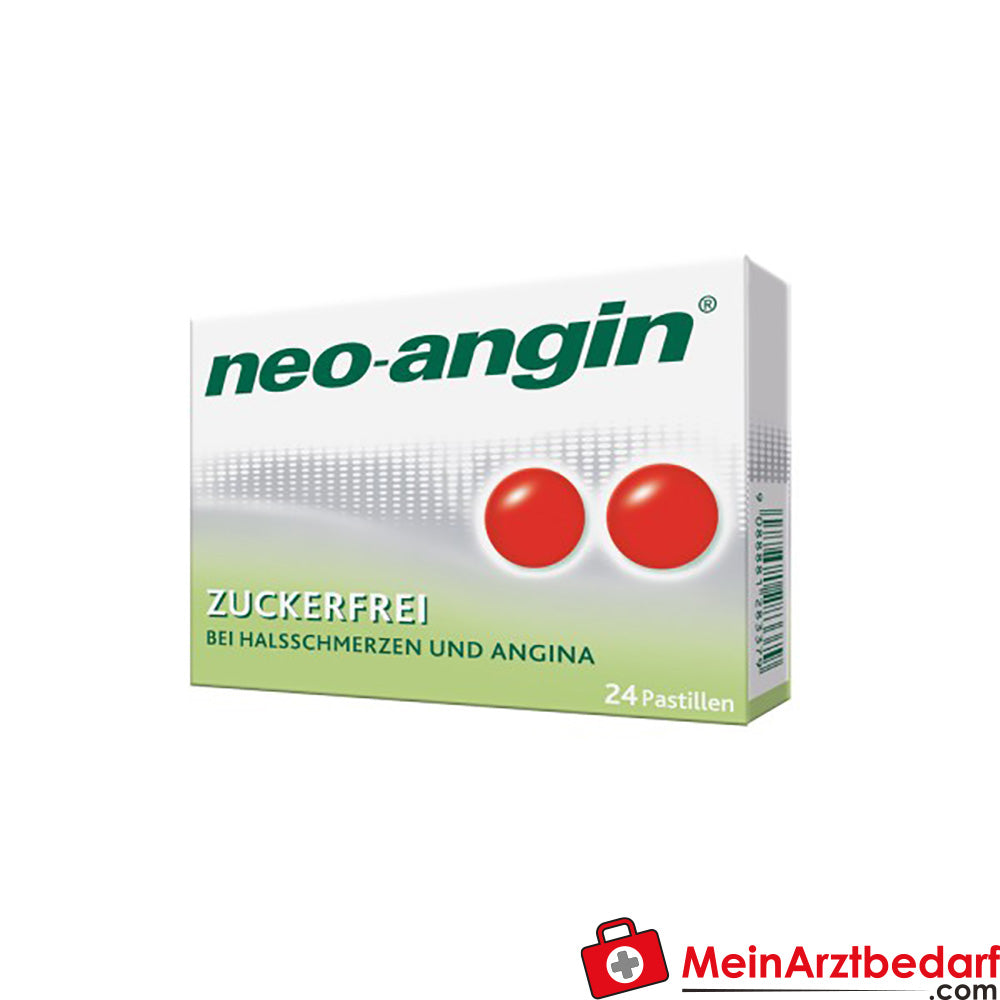 Klosterfrau Neo-Angin pastilles sans sucre 24 pièces contre les maux de gorge