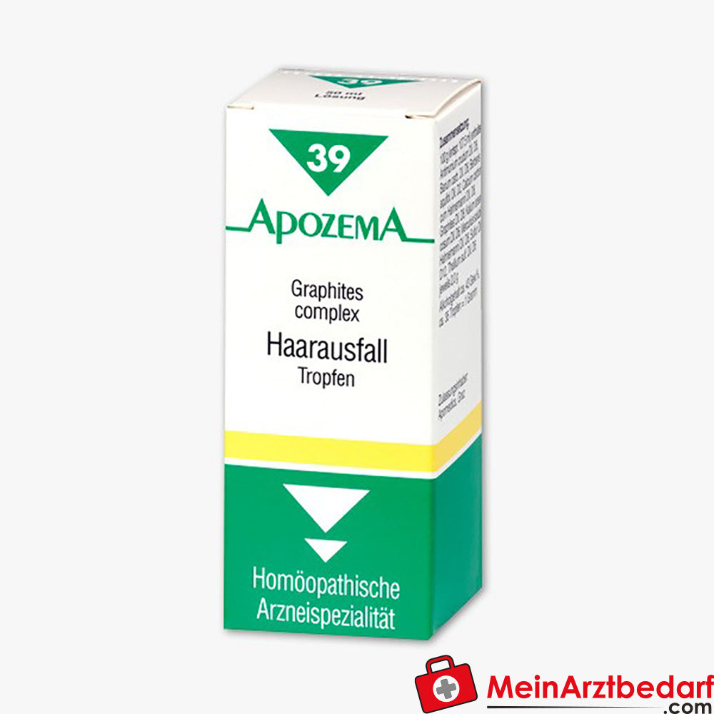 Apozema Hair Loss Drops No.39 50 ml homeopatyczne krople na wypadanie włosów