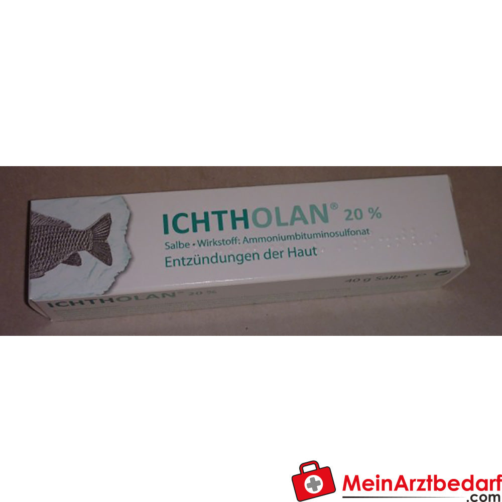 SAP01 Ichtholan Salbe 20% 40 g – entzündungshemmend, zur Reifung von Furunkeln