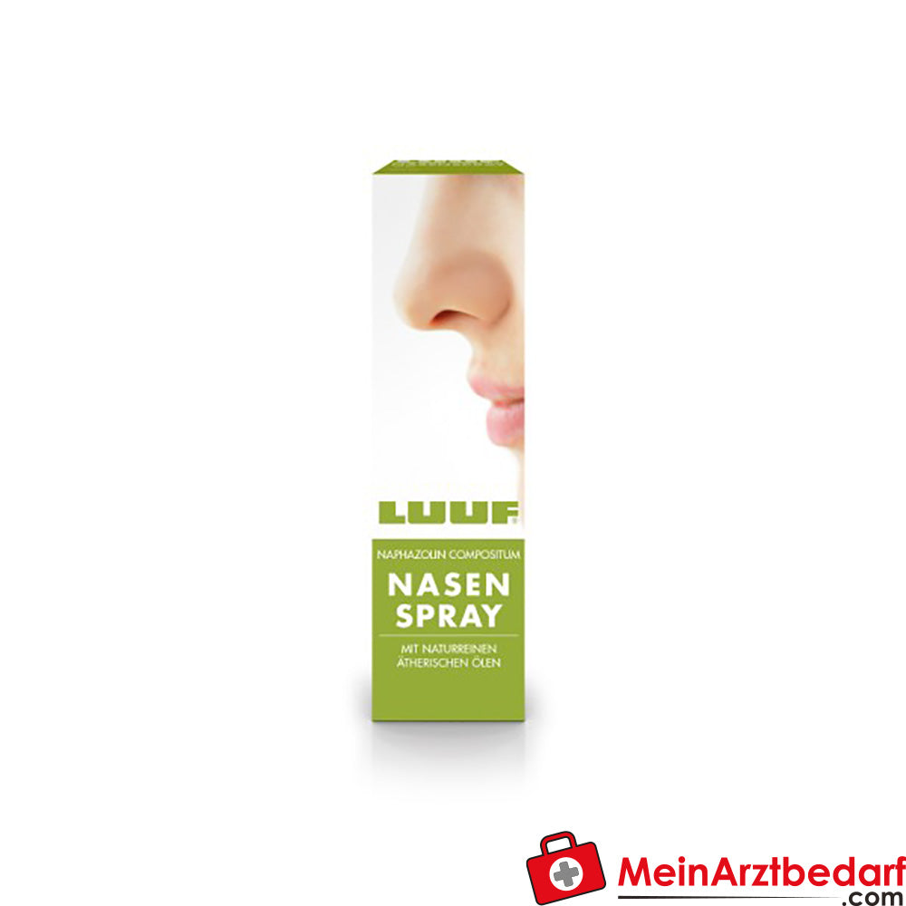LUUF spray nasal 15 ml, naphazoline & diphénhydramine - décongestionnant en cas de rhume / rhume des foins