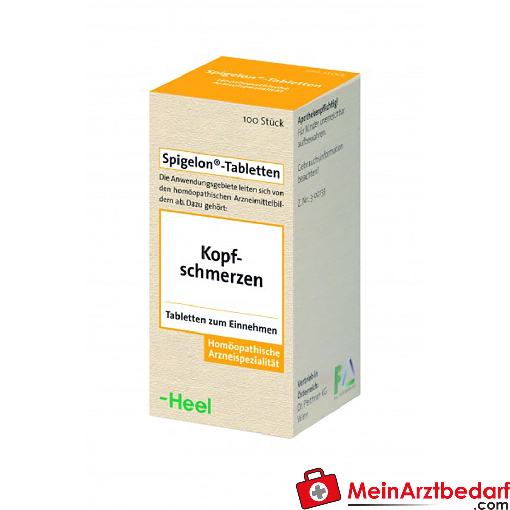 Spigelon Comprimidos 100 Cápsulas - Remedio homeopático para el dolor de cabeza