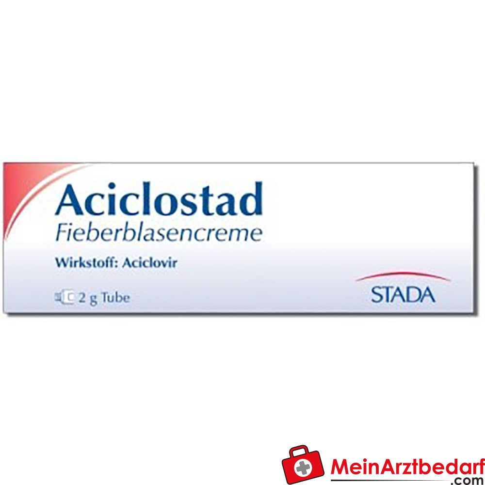 Stada Aciclostad Creme 2 g - Aciclovir zur Behandlung von Lippenherpes