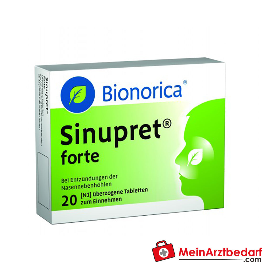 Sinupret forte Dragees - rimedio erboristico per il raffreddore, 20 pezzi.