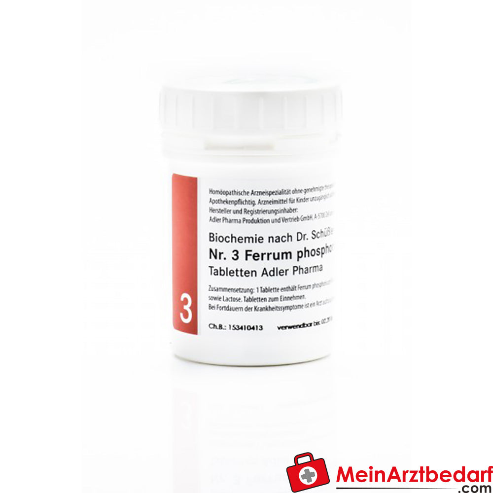 Adler Pharma Schüßler-Salz Nr.3 Ferrum phosphoricum D12 Tabletten 250 g