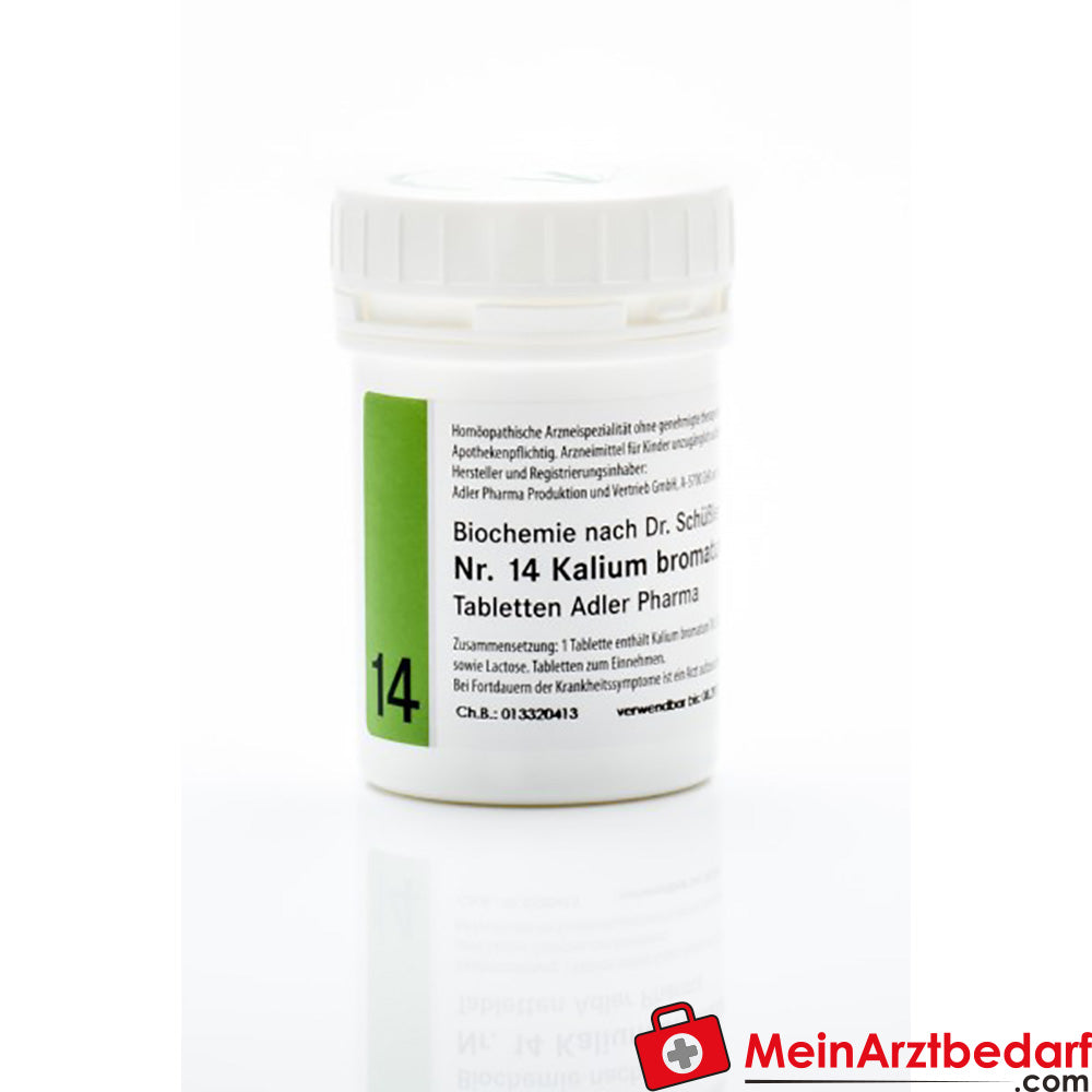 Adler Schüßler Salz Nr. 14 Kalium bromatum D12 Tabletten 100 g
