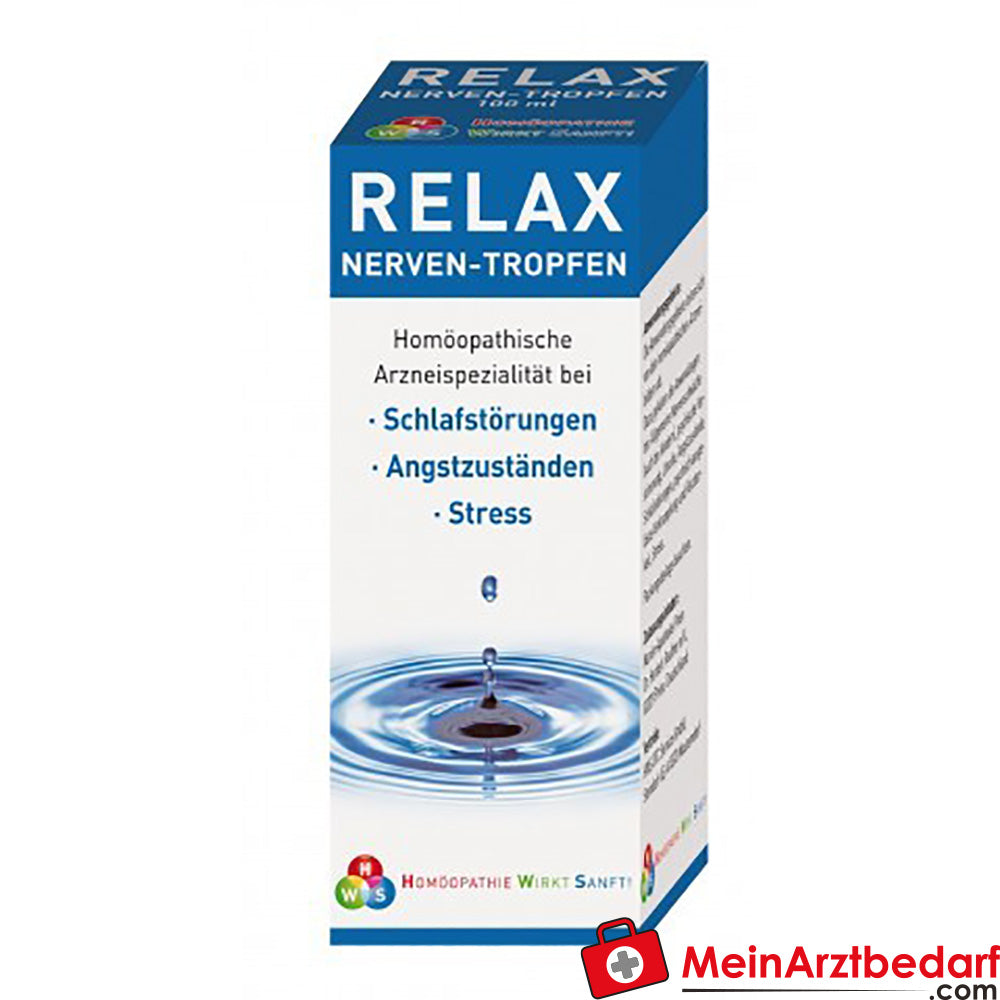 HWS Relax Tropfen 100 ml – Homöopathie gegen Unruhe & Schlafstörungen
