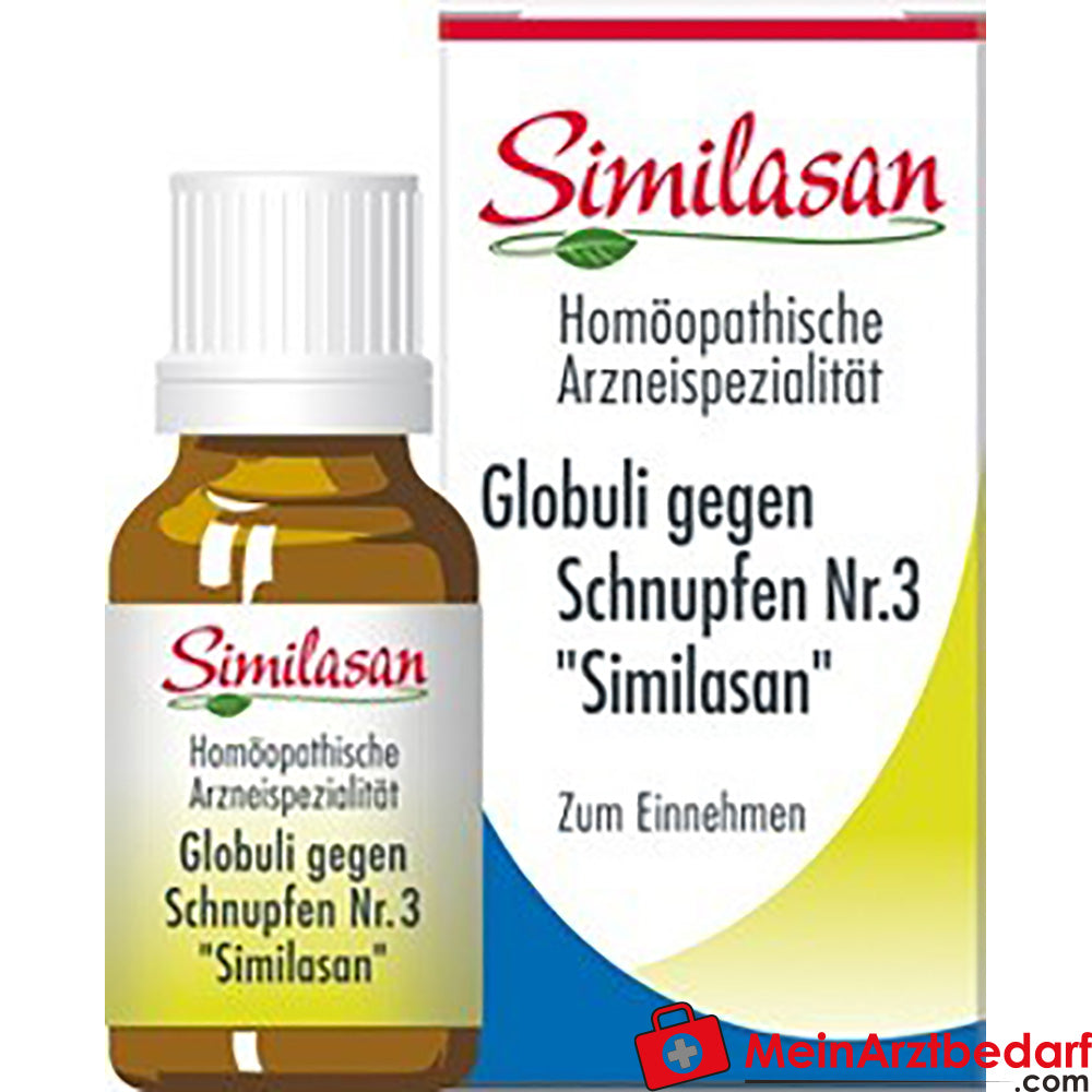 Similasan Globuli gegen Schnupfen Nr. 3 15 g, homöopathisches Kombinationsmittel