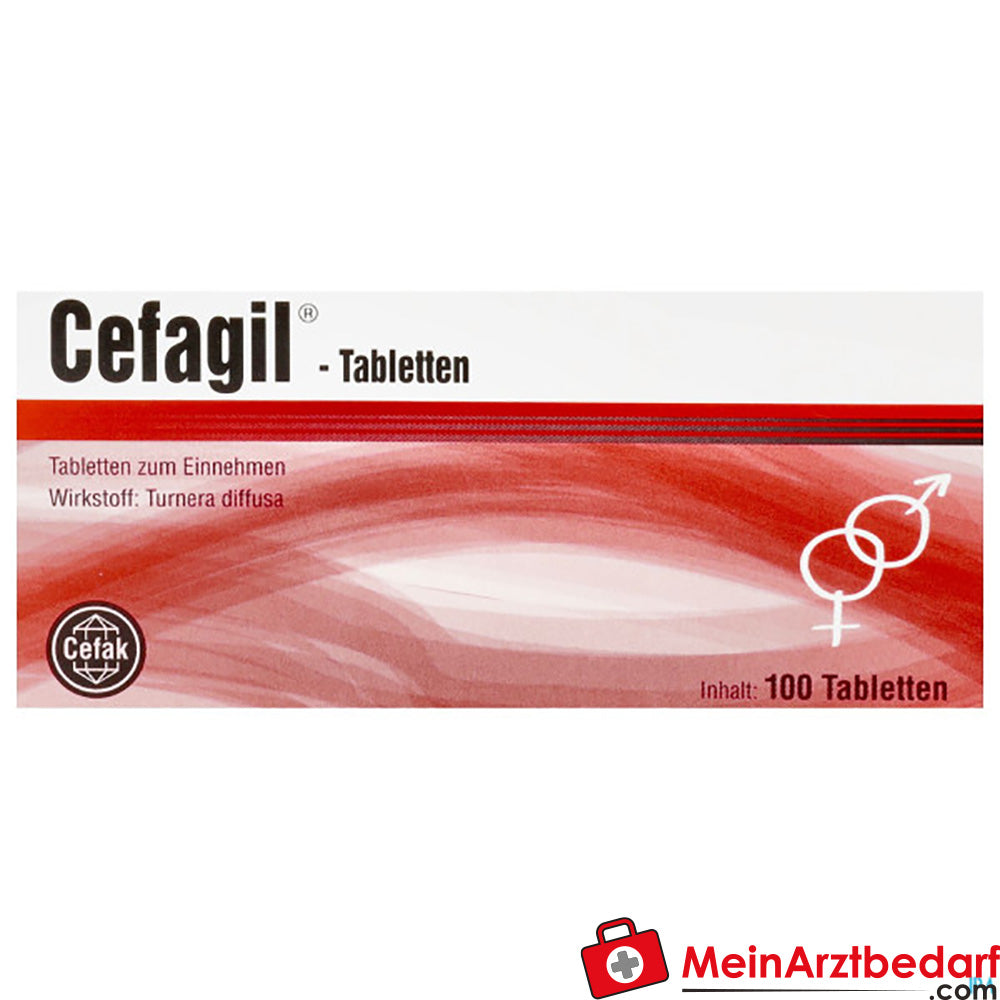 APO05 Cefagil comprimés 100 pcs. Turnera diffusa 25 mg pour elle et lui