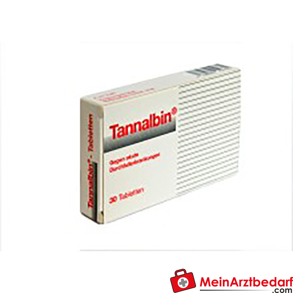 Medicopharm Tannalbin Tabletten 500 mg, 30 Stück bei Reise- und Sommerdurchfall