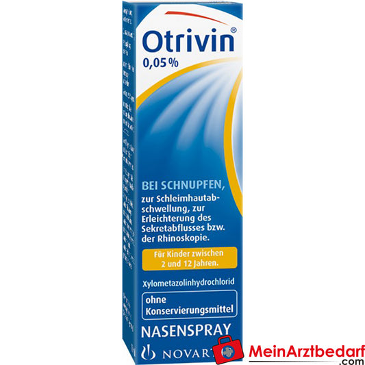 GSK-Gebro Otrivin 0,05% Nasenspray 10 ml ohne Konservierungsmittel bei Schnupfen