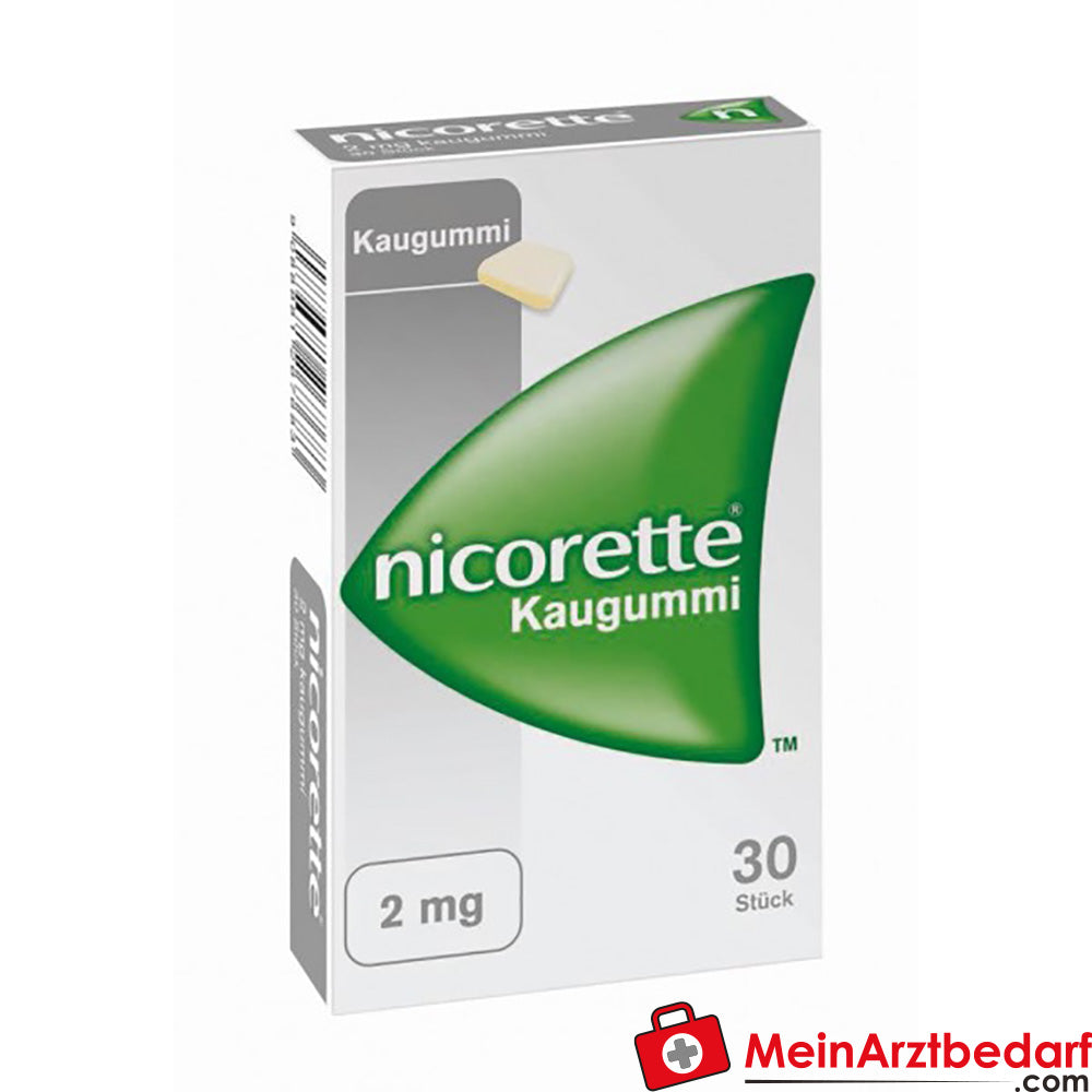 Nicorette Kaugummi 2 mg, 210 Stück, ohne Geschmack, Nikotinersatz zur Raucherentwöhnung