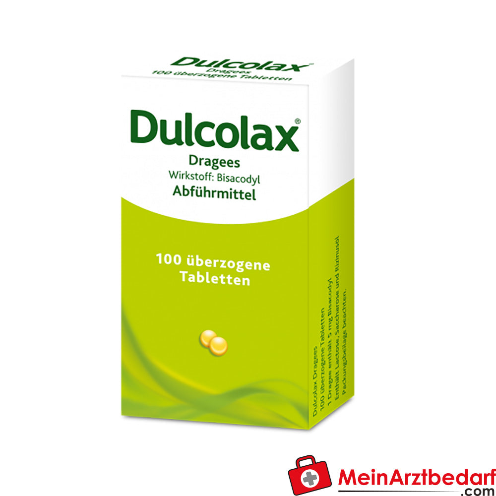 Dulcolax 5 mg Dragees (Bisacodyl) 40 Stück, Abführmittel mit Nachtwirkung
