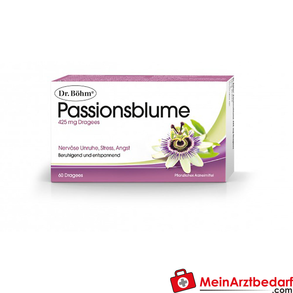 Dr Böhm Passiebloem 425 mg omhulde tabletten 60 Capsules Kalmerend slaapmiddel