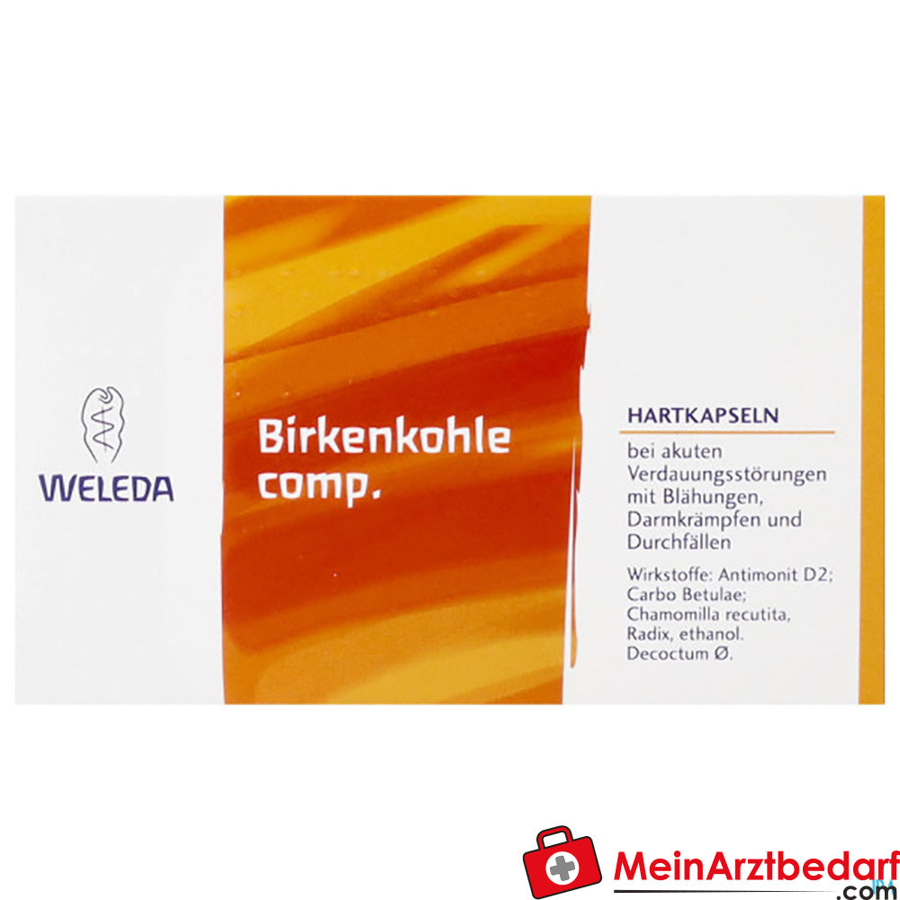 WEL01 Birkenkohle comp. Kapseln 20 St. bei Durchfall & Blähungen