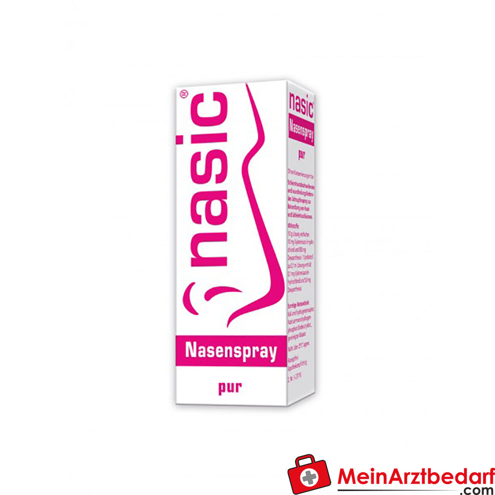 nasic pure neusspray 10 ml xylometazoline + 5% dexpanthenol