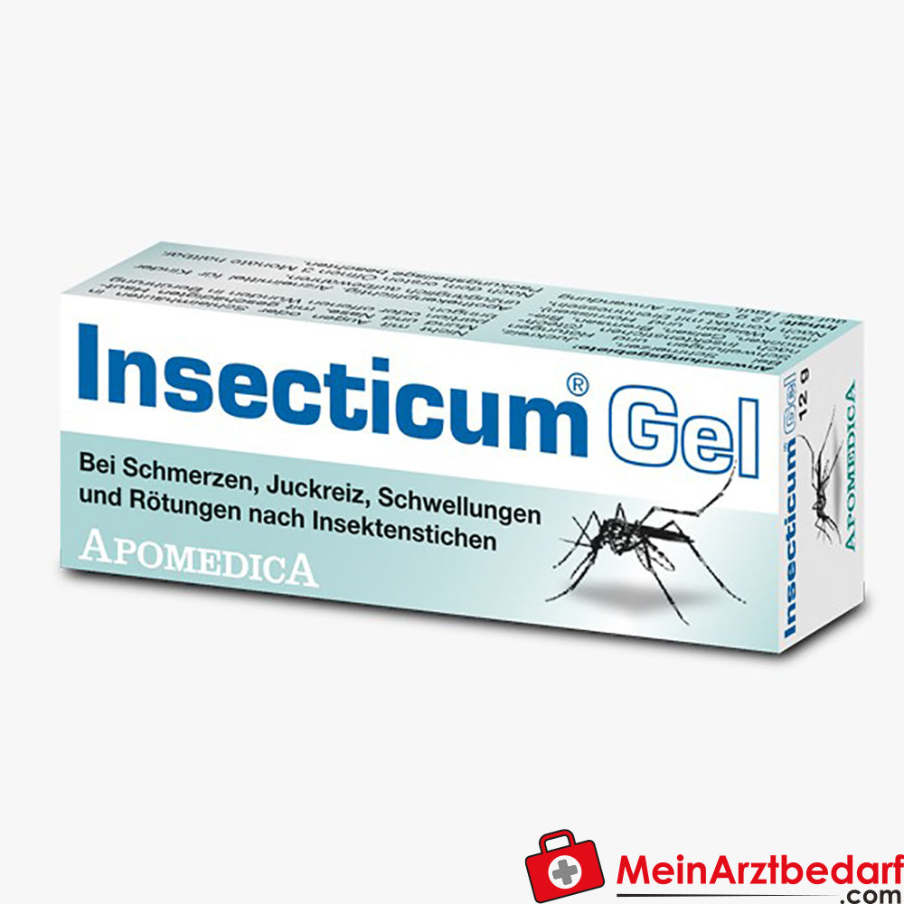 Apozema Insecticum Gel 25 g per le punture di insetti e il contatto con l'ortica (benzocaina, difenidramina)