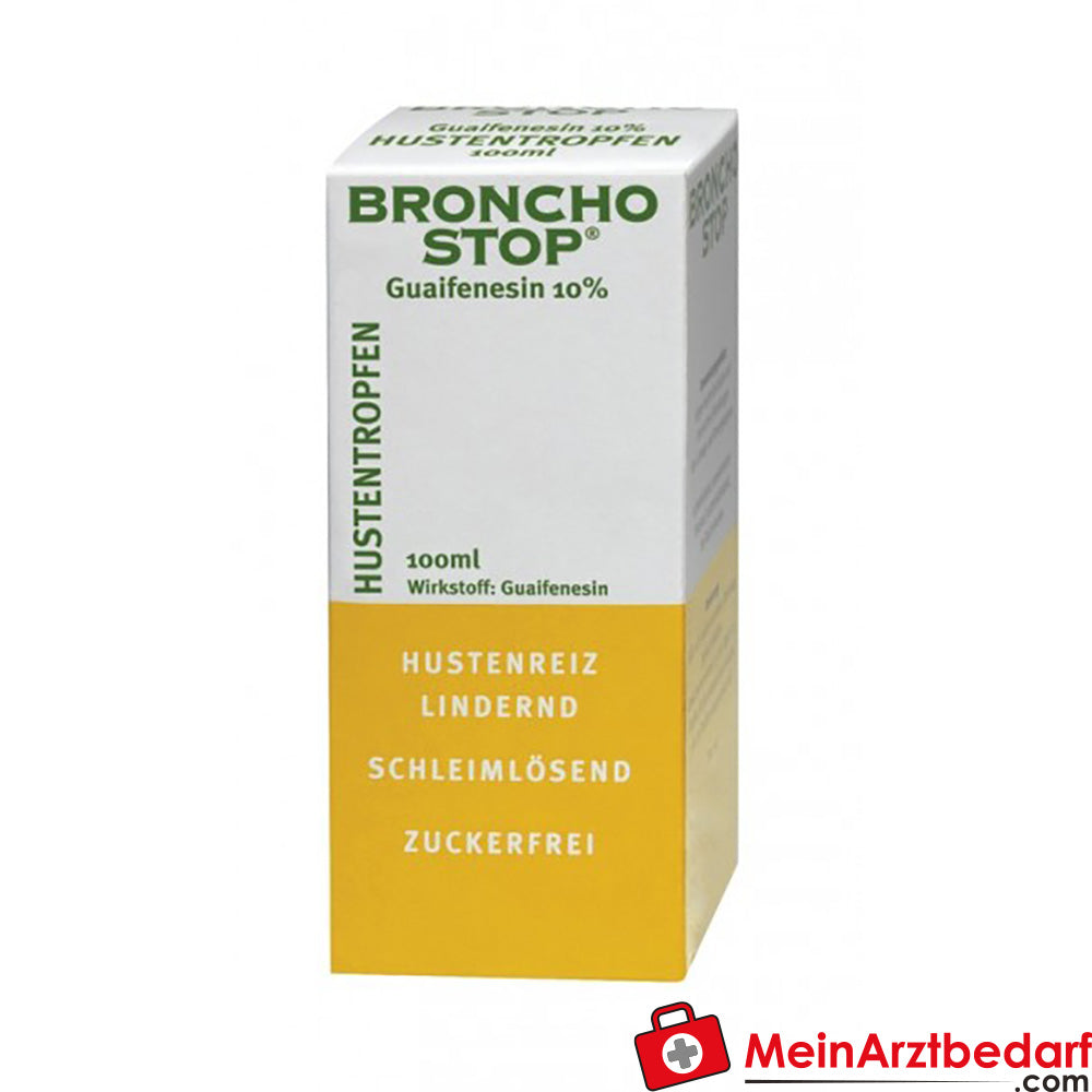 Bronchostop Guaifenesin 10% Hustentropfen 50 ml bei Husten