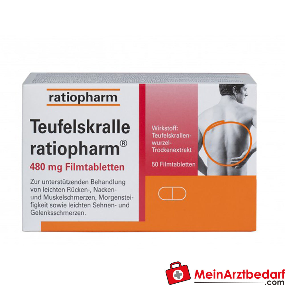 ratiopharm Devil's Claw 480 mg tabletki powlekane 100 kapsułek