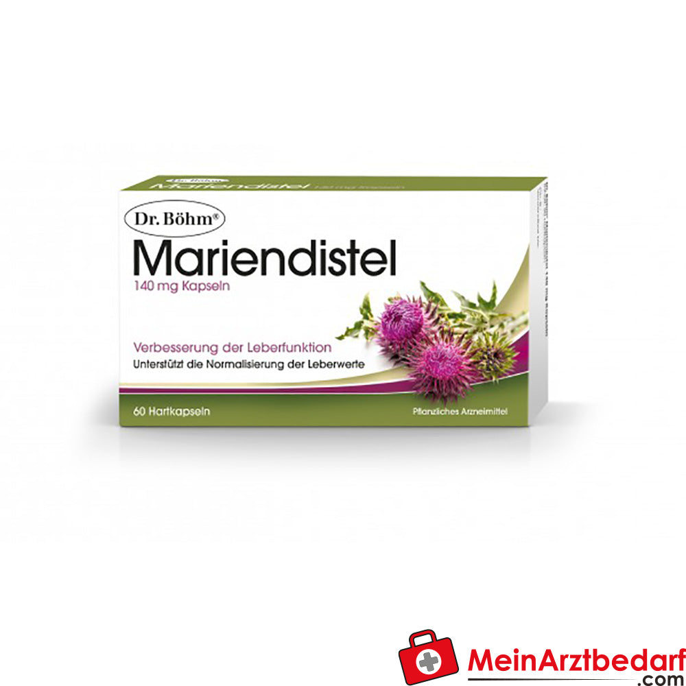 Dr. Böhm Chardon-Marie 140 mg Gélules, 60 Pcs - Soutien du foie