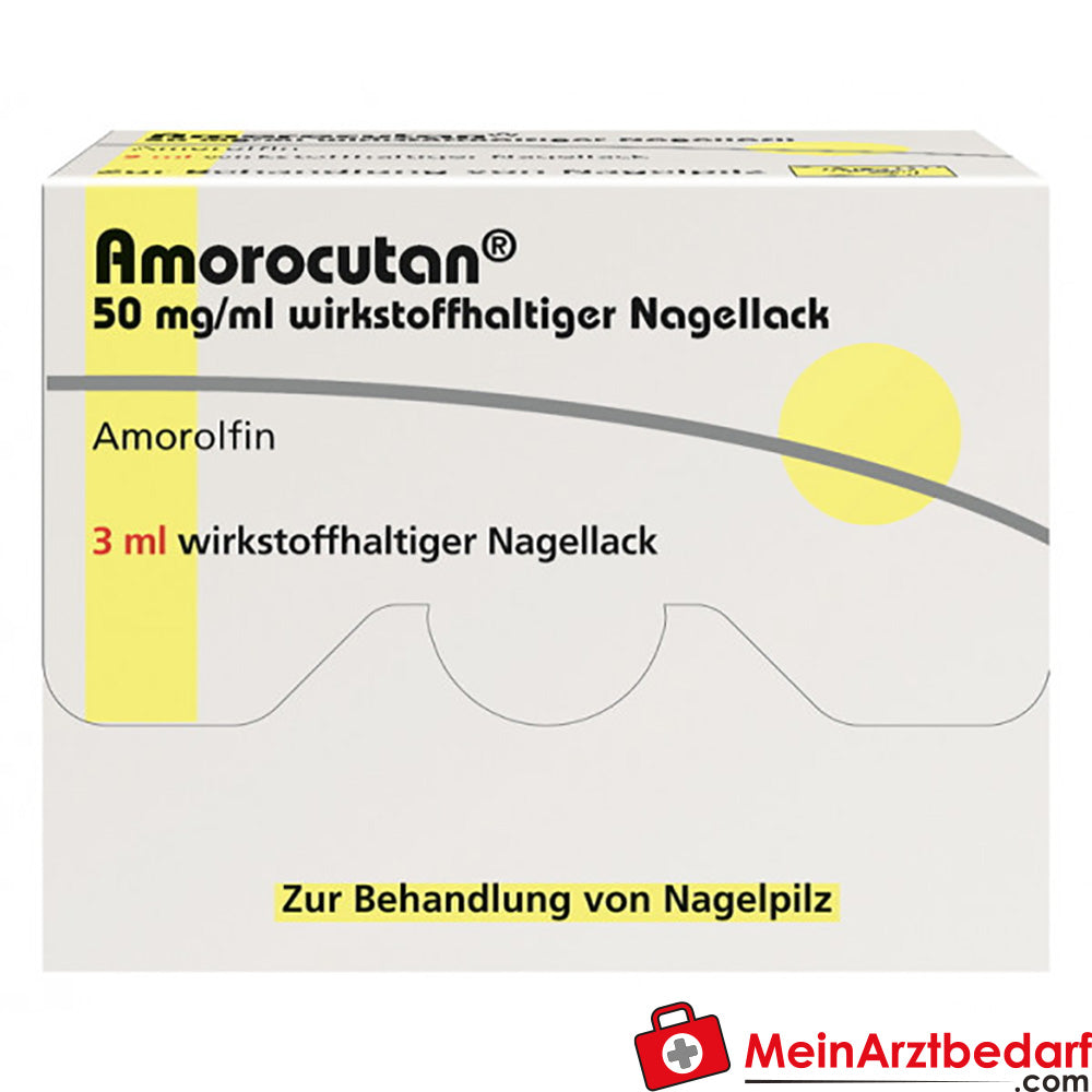Dermapharm Amorocutan Lakier do paznokci 50 mg/5 ml, 3 ml, przeciwgrzybiczy na grzybicę paznokci