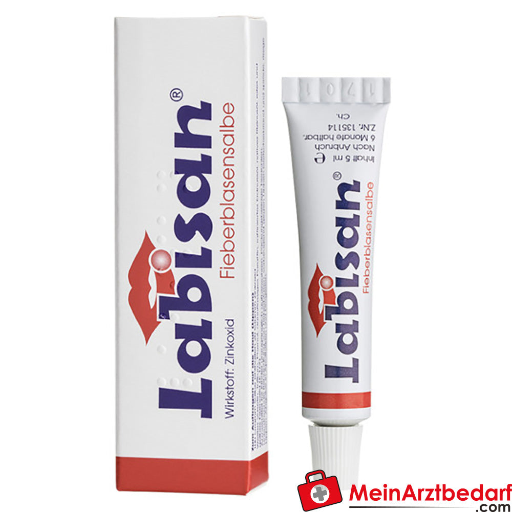 Labisan Fieberblasensalbe 5 ml zur lokalen Behandlung von Herpes labialis
