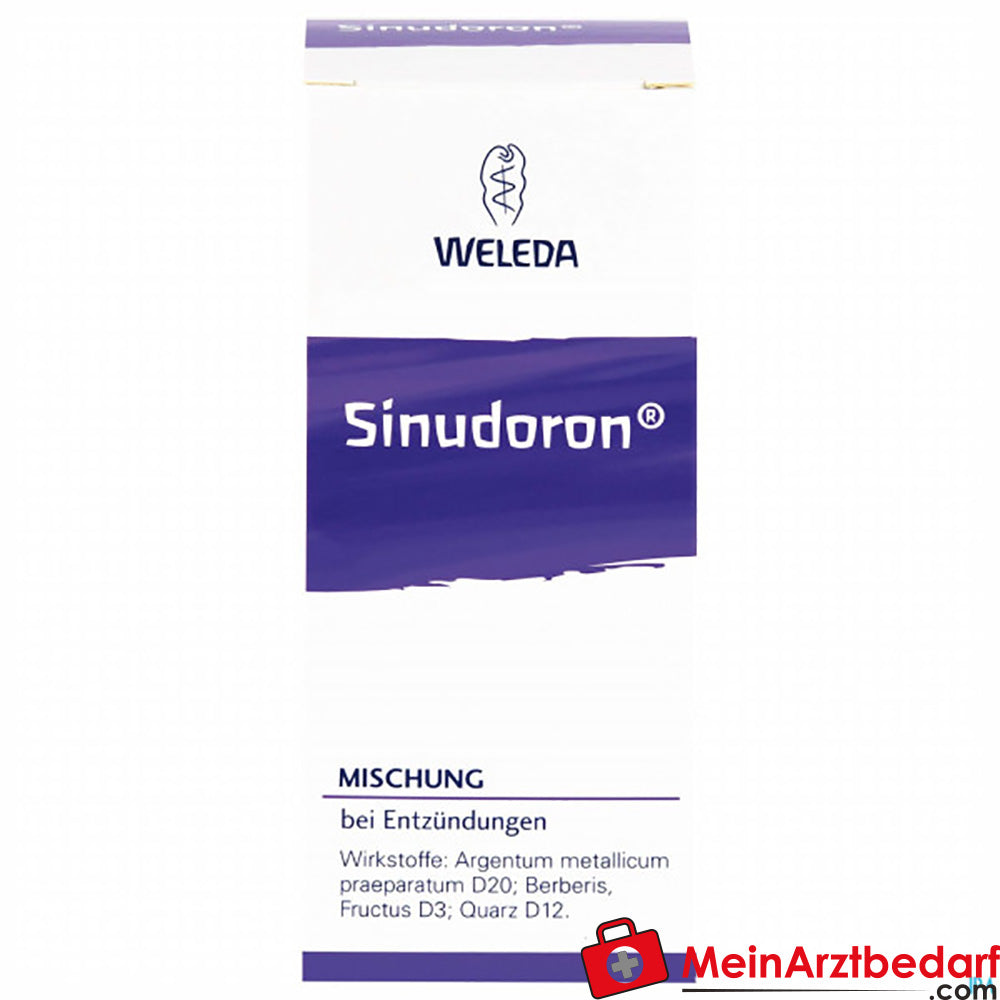 WEL01 Sinudoron Tropfen 50 ml Homöopathie Sinus Nasennebenhöhlen