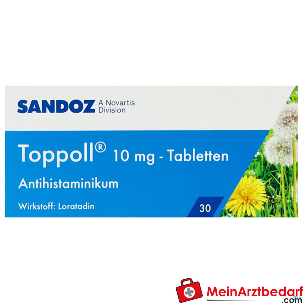 SAN15 Loratadine 10 mg tabletten 30 st. Antihistaminicum tegen hooikoorts