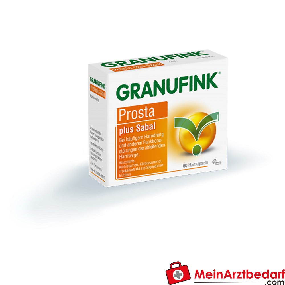 Granufink Prosta plus Sabal 60 capsules bij prostaat- en blaasproblemen