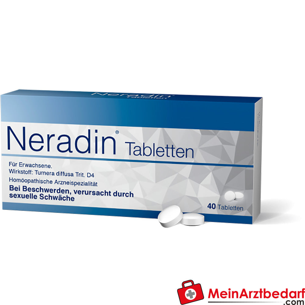 Neradin comprimidos 20 unid. D4 - para la debilidad sexual
