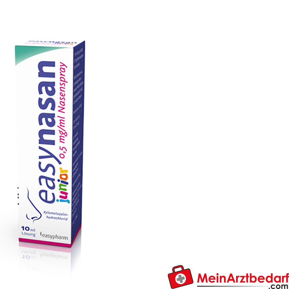 easypharm easynasan junior neusspray 0,5 mg/ml 10 ml Kinderen 2-11 jaar