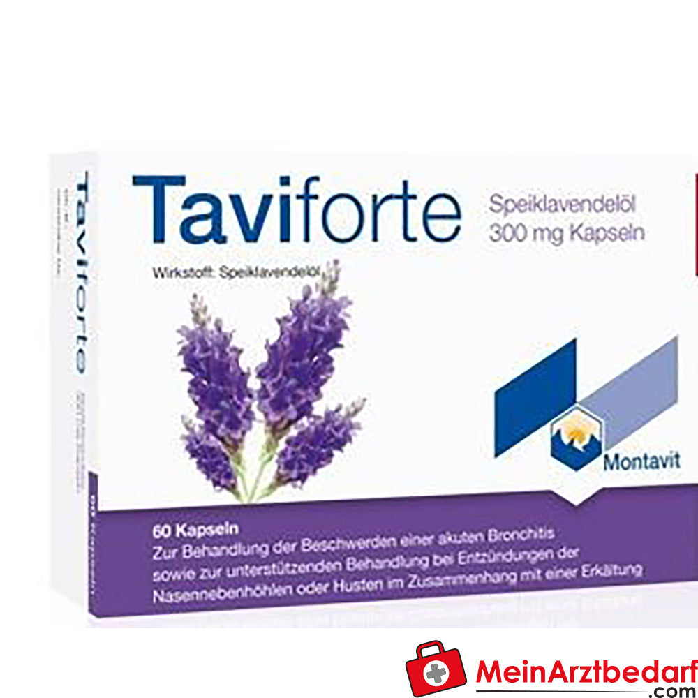 Montavit Taviforte Cápsulas 300 mg 60 Cápsulas para bronquitis/tos