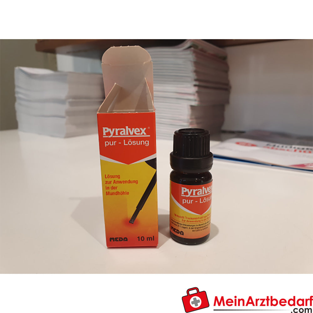 Pyralvex solution 10 ml - stomatologie, antiphlogistique et antibactérienne à base de plantes