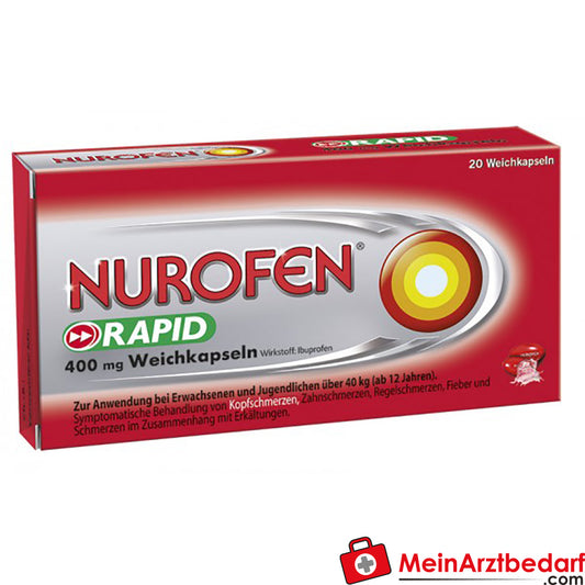 REC02 Nurofen Rapid 400 mg zachte capsules 40 stuks Pijnstiller