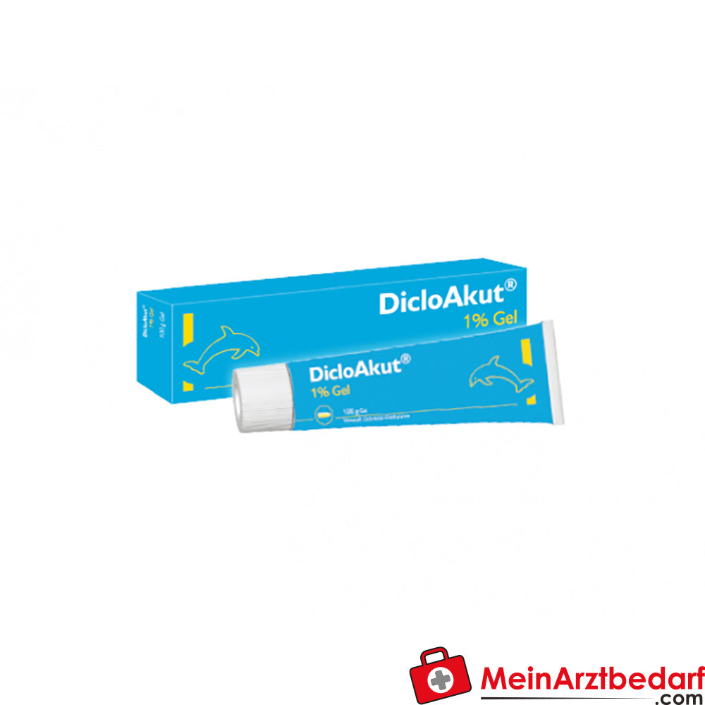 Genericon Diclo Akut Gel 1% (Diclofenac) 100 g gel antidolorifico rinfrescante per uso topico