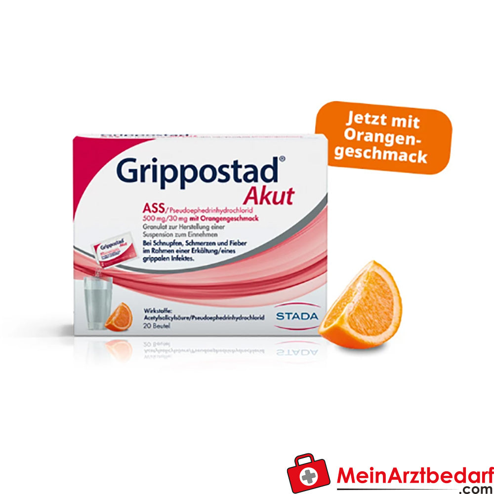 Stada Grippostad Akut Granulat Orange 20 pièces contre le rhume