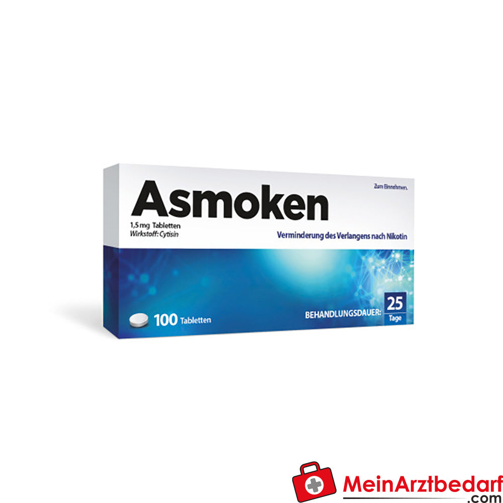 Sanova Asmoken Tabletten 1,5 mg, 100 Stück, Raucherentwöhnung