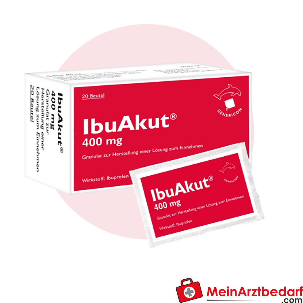 Genericon IbuAkut Granulat 400 mg Ibuprofen, 20 sachets