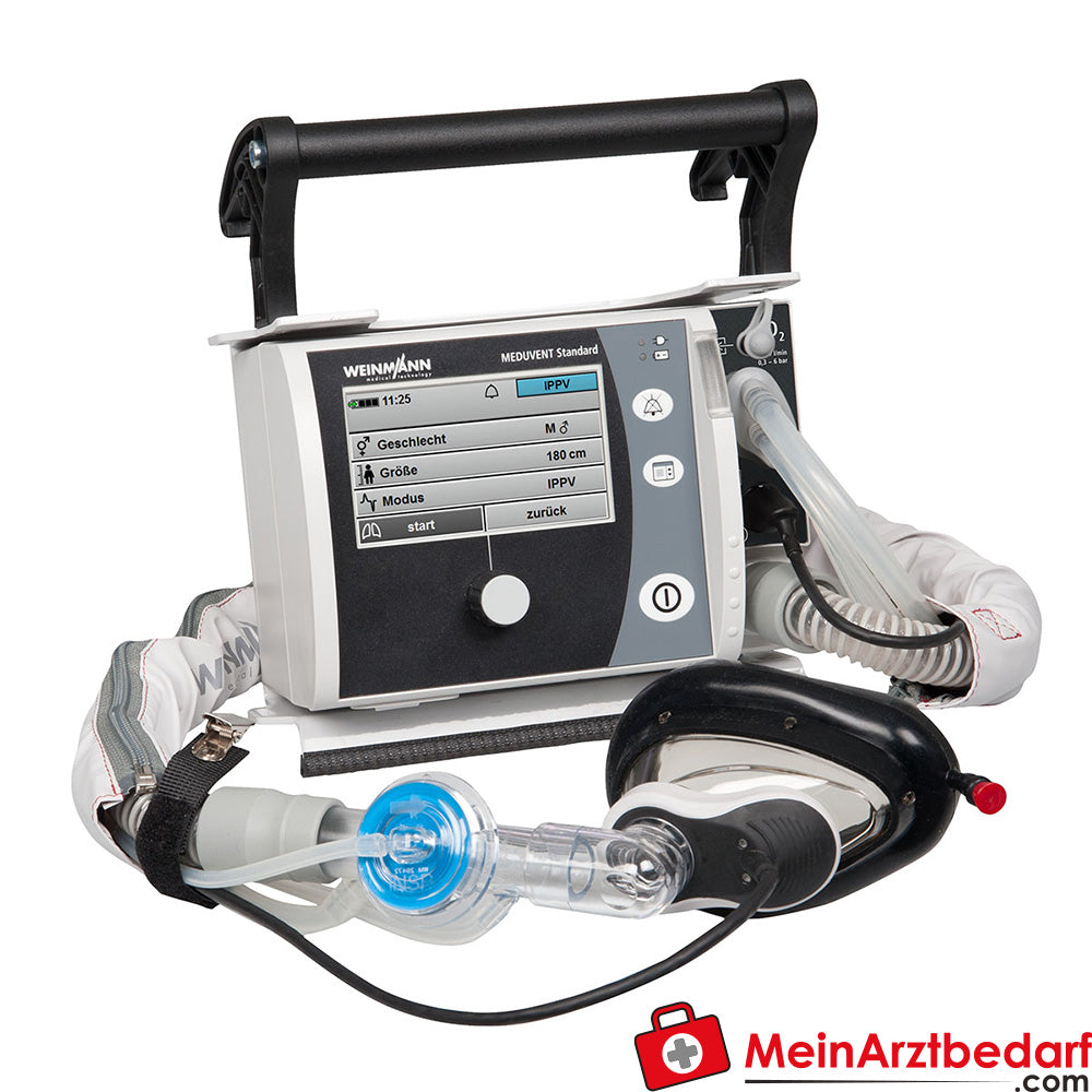 Weinmann MEDUVENT Standard auf LIFE-BASE light XS.