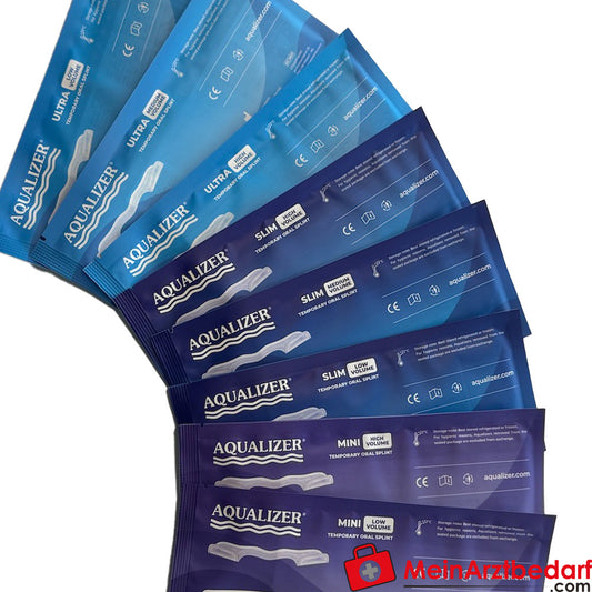 Aqualizer Aufbissschiene alle Grössen (bei CMD Beschwerden)