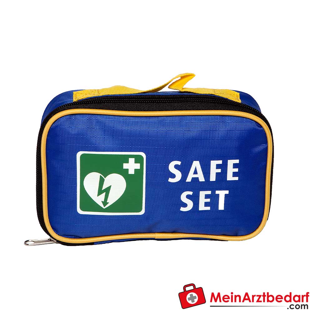 ARKY Safe Set, Notfallkit zur Vorbereitung auf eine Defibrillation.