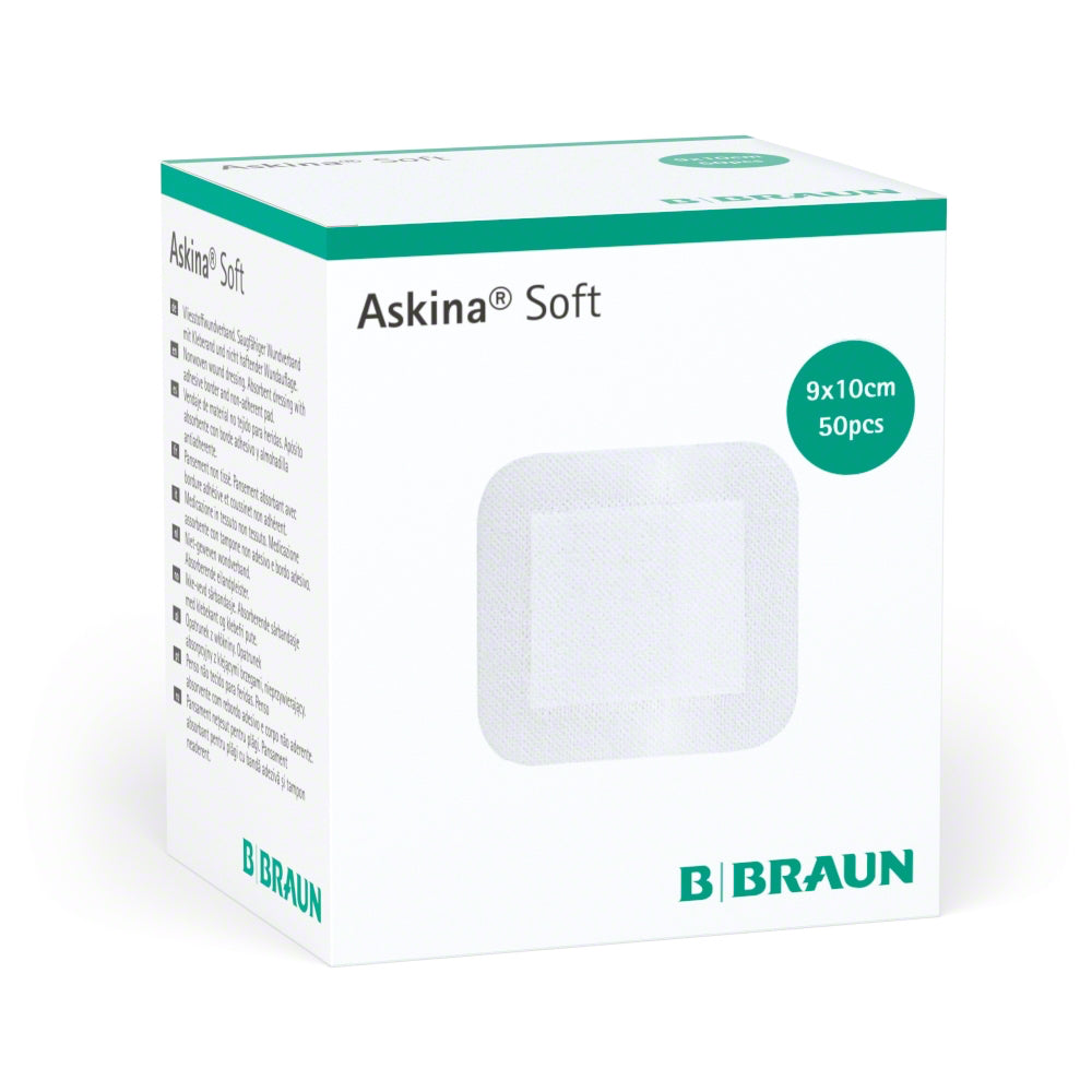B. Braun Askina Soft I.V. Kanülenfixierverband, 8 x 6 cm, 50 Stk..