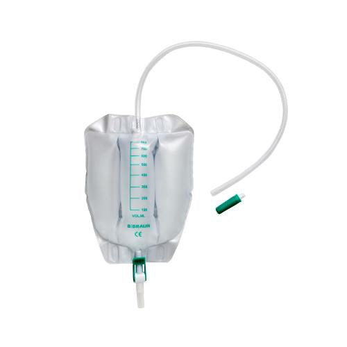 B. Braun Urimed Tribag Plus Beinbeutel 800 ml, 60 cm Schlauch, unsteril, 10 Stück.