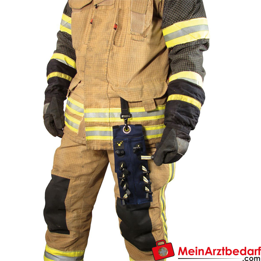 TEE-UU CHECKER POUCH Manschette - blau.