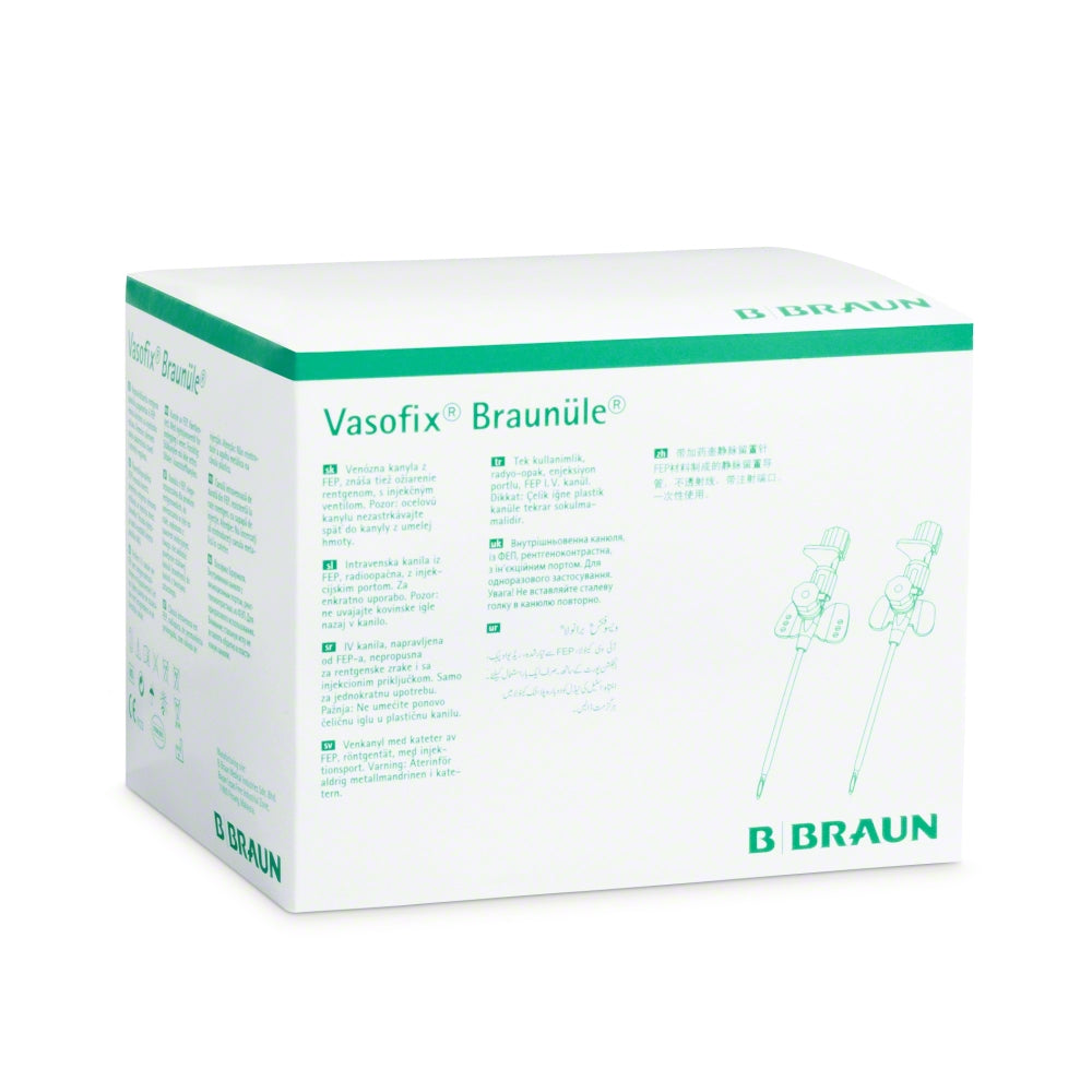 B. Braun Vasofix Braunüle, 50 Stück.