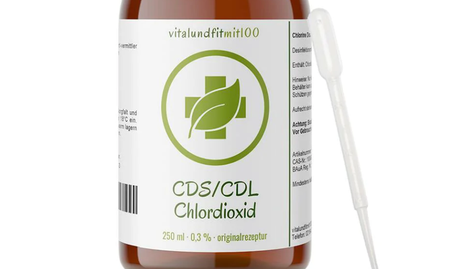 Solution de dioxyde de chlore CDS / CDL 0,3% 100 ml verre brun